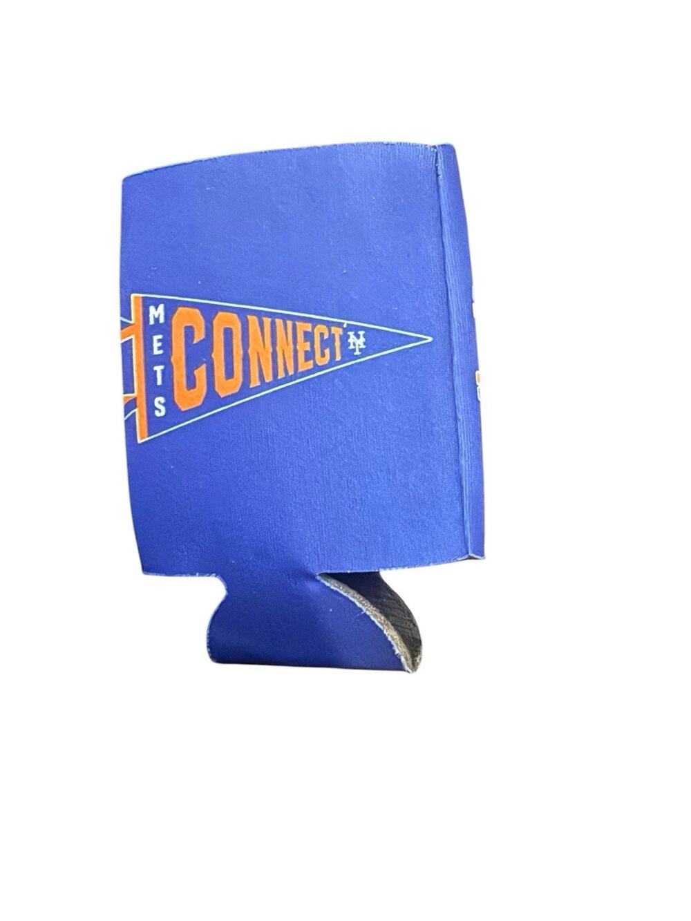 Blue Orange New York Mets Connect MLB Baseball koozie Liquid Drink can holder